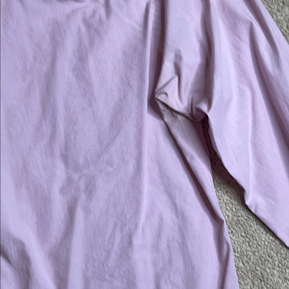 Chaps Pink Casual Button Down Shirt with Subtle Pattern - Picture 5 of 5